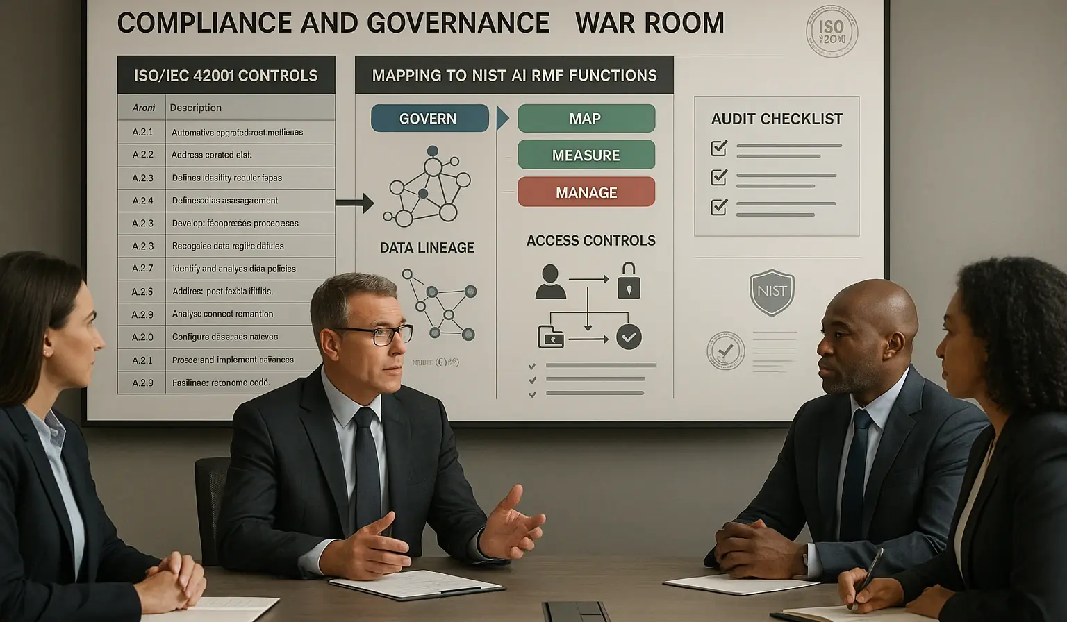 ISO 42001 + NIST: Operationalizing AI Governance